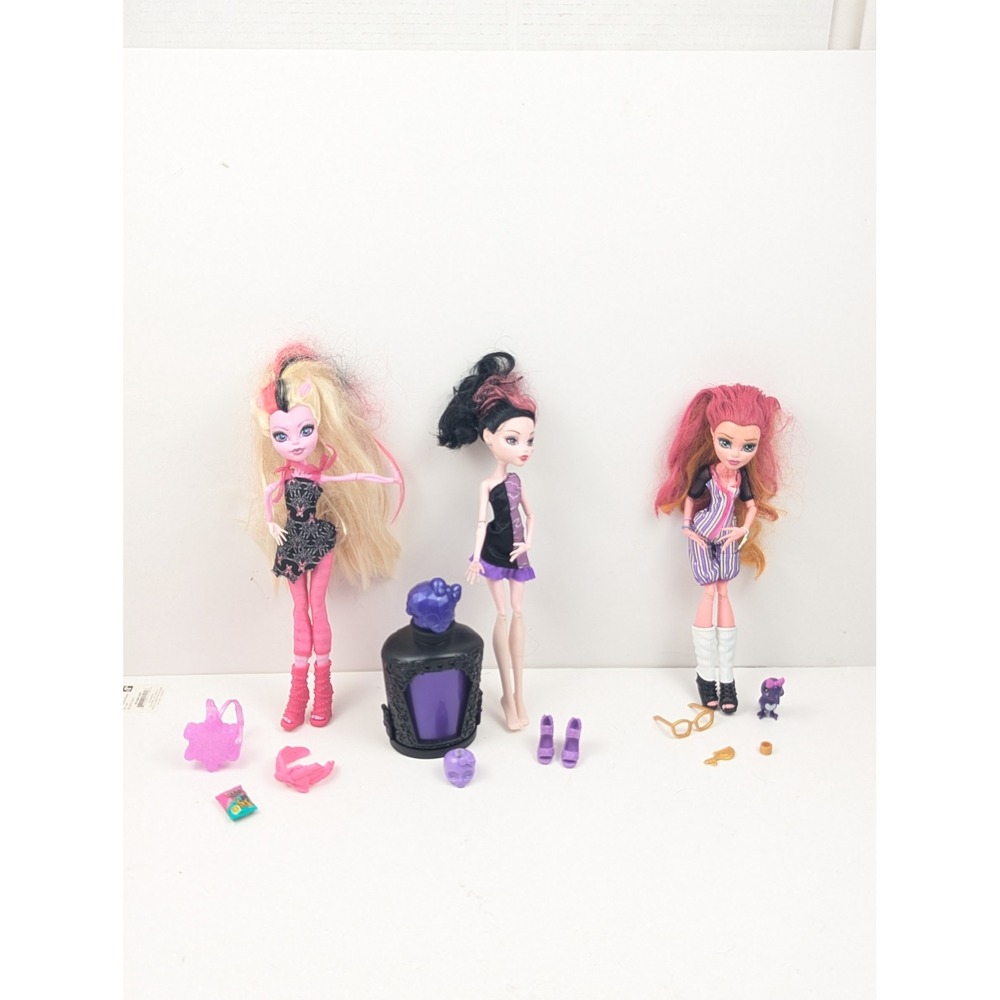 Monster High Doll Lot 3 Dolls w/ Accessories Fashion Figure Toy Collection